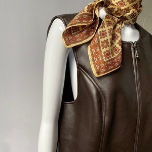 Karen Scott Vegan Leather Vest